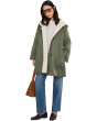 Cotton Nylon Reversible Hooded Coat