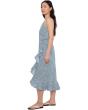 Coastal Shores Wrap Midi Dress