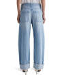 Mercer High-Rise Cuffed Barrel Jeans in Sunset Blues