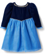 Frozen Velvet Dress (Toddler/Little Kid/Big Kid)