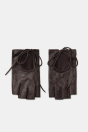 Zara ПЕРЧАТКИ ИЗ 100% КОЖИ С коричневым РЕМЕШКОМ