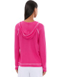 Waffle Stitch V-Neck Hoodie
