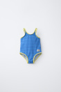 Zara 2-6 ЛЕТ/ КУПАЛЬНИК В КЛЕТКУ CASA LAWA X KIDS 526720859-400-24