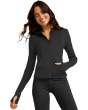 Heather Rib Morning Jog Hoodie