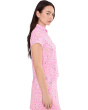 Wildflower Print Crossover V-Neck Short Sleeve