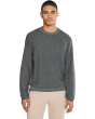 Geo Jacquard Long Sleeve Crew