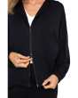 Plush Comfort Knit Zip Up Funnel Neck Jacket