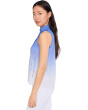 Plum Sleeveless Print Top