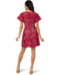 Lace Flounce Short Dress