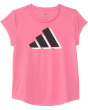 adidas Kids Поли-футболка с коротким рукавом (для больших детей)