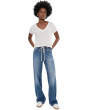 Adria Cinched Low Rise Wide Leg