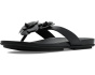 Gracie Flower Leather Flip-flops