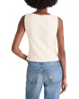 Ribbed Crewneck Shell Top
