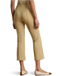 Twill Flare Ankle Pants