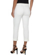 Charlie Crop Wide Rolled Cuff in Bone White