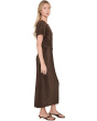 Directional Pleated Twist Dress