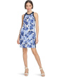 Textured Halter Shift Dress