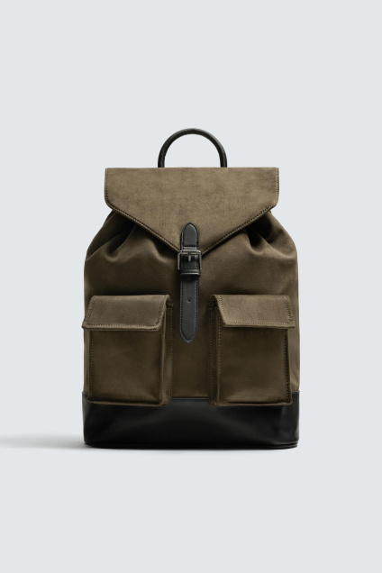 Zara РЮКЗАК С НЕСКОЛЬКИМИ КАРМАНАМИ 505065847-032-3