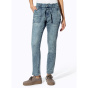 Hose m. Bindeband, blue-stone-washed