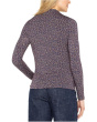 Long Sleeve Mock Neck Knit Top With Shirring