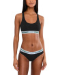 Contrast Band Stretch Cotton Bralette
