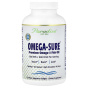 Paradise Herbs, Omega-Sure®, рыбий жир премиального качества с омега-3, 120 вегетарианских капсул Pesco