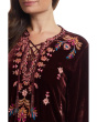 Velvet Tie Front Kimono Dress- Brandi