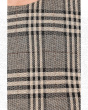 Short Sleeve Plaid Sheath