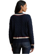 Cable-Knit Cotton Cricket Sweater
