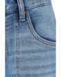 Mid-Rise Stride Wide Leg Jeans With Utility Details 30" Inseam
