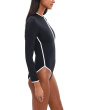 Collective Long Sleeve Zip Front One-Piece