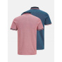 Jack and Jones Мужская рубашка поло Paulos Pack с коротким рукавом