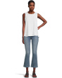 Colette Crop Flare Raw Hem