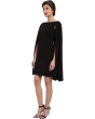 Structured Cape Sheath Dress