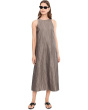 Organic Linen Sheen Full Length Dress