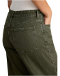 Darted Barrel-Leg Jean in Mossy Umber