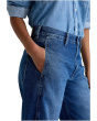 Mercer High Rise Barrel Jean Extended In Sidecar