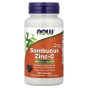 NOW Foods, цинк с витамином С и бузиной, 60 пастилок