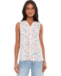 Sleeveless Pintuck Blouse