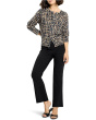 Petite Stitch Print Snap It Up Cardigan