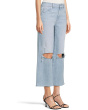 Sasha Ankle Raw Hem in Maeve Destructed