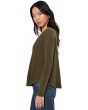 Long Sleeve Dropped Armhole Oversized Top