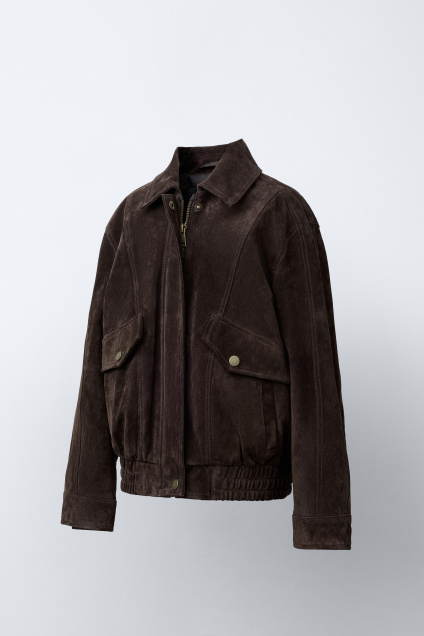 Zara КУРТКА ИЗ 100% КОЖИ 520941873-717-7