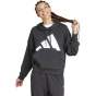 ADIDAS Женская куртка с капюшоном Essentials с большим логотипом Французская махровая свободная