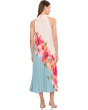 Floral Pleated Chiffon Dress