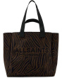 AllSaints Женская сумка-тоут Izzy Zebra East/West