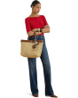 Stretch Cotton Boatneck Top