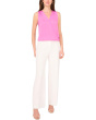 Wrap Front Sleeveless Blouse