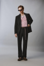 Zara КЛАССИЧЕСКИЕ БРЮКИ ИЗ ТВИЛА 100% ЛЬНА ААРОН ЛЕВИН X 536252851-800-38