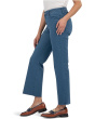 Kelsey High Rise Fab Ab Ankle Flare With Raw Hem
